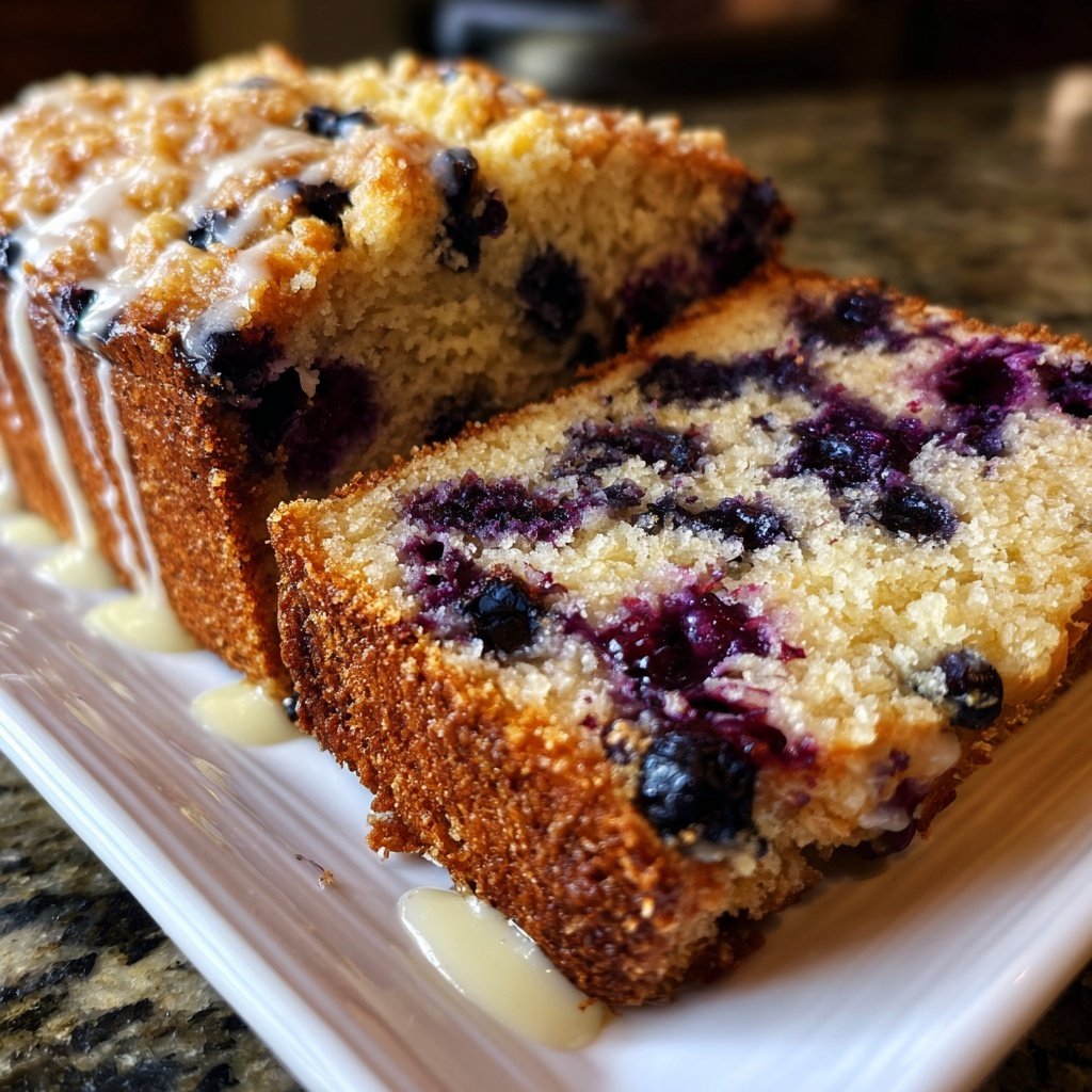 Blueberry Lemon Breakfast Loaf