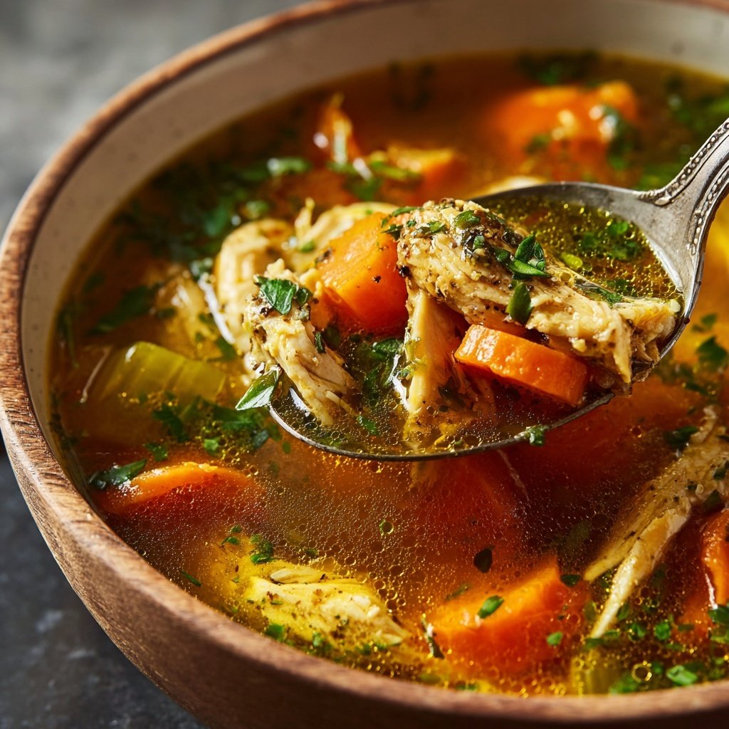 Spring Chicken Vegetable Soup