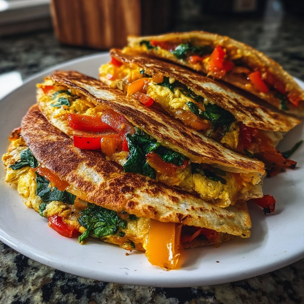 One-Pan Veggie Quesadillas Recipe