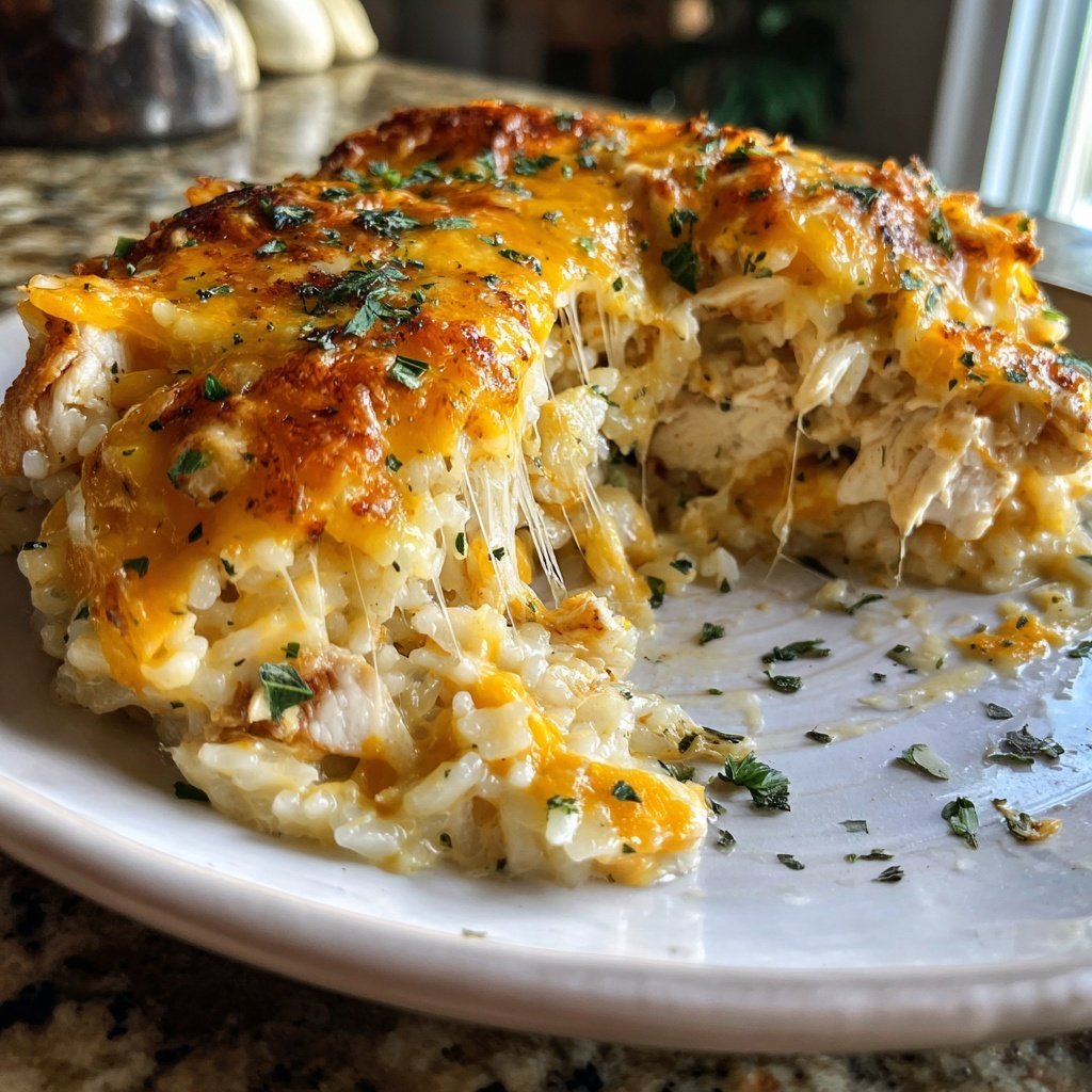 Creamy Chicken Rice Bake