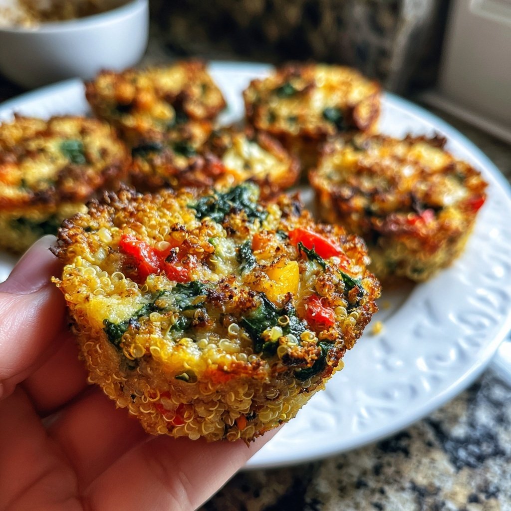 Healthy Lunch Roasted Veggie Quinoa Cups