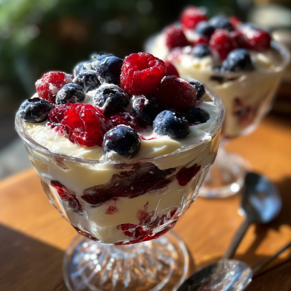 Berry Yogurt Dessert Glasses