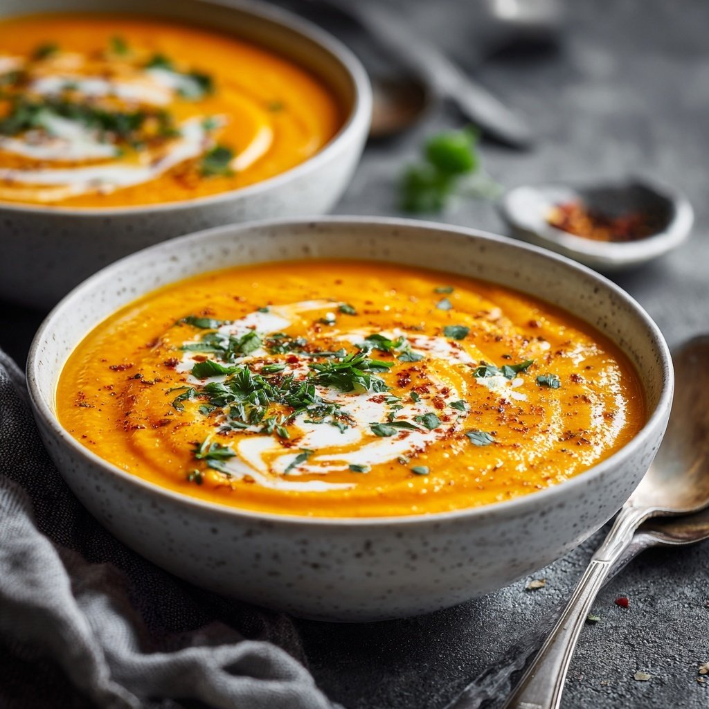Creamy Carrot Ginger Soup