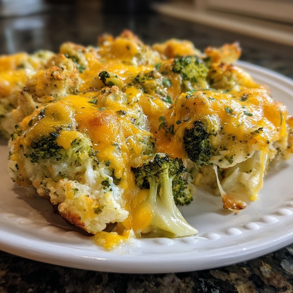 Sunday Cheesy Broccoli Bake