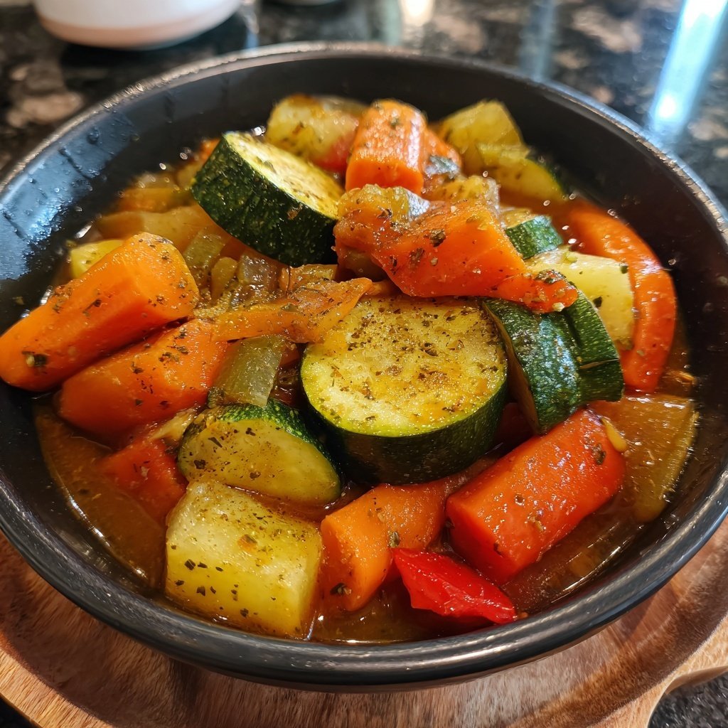 Healthy Crockpot Italian Vegetable Stew