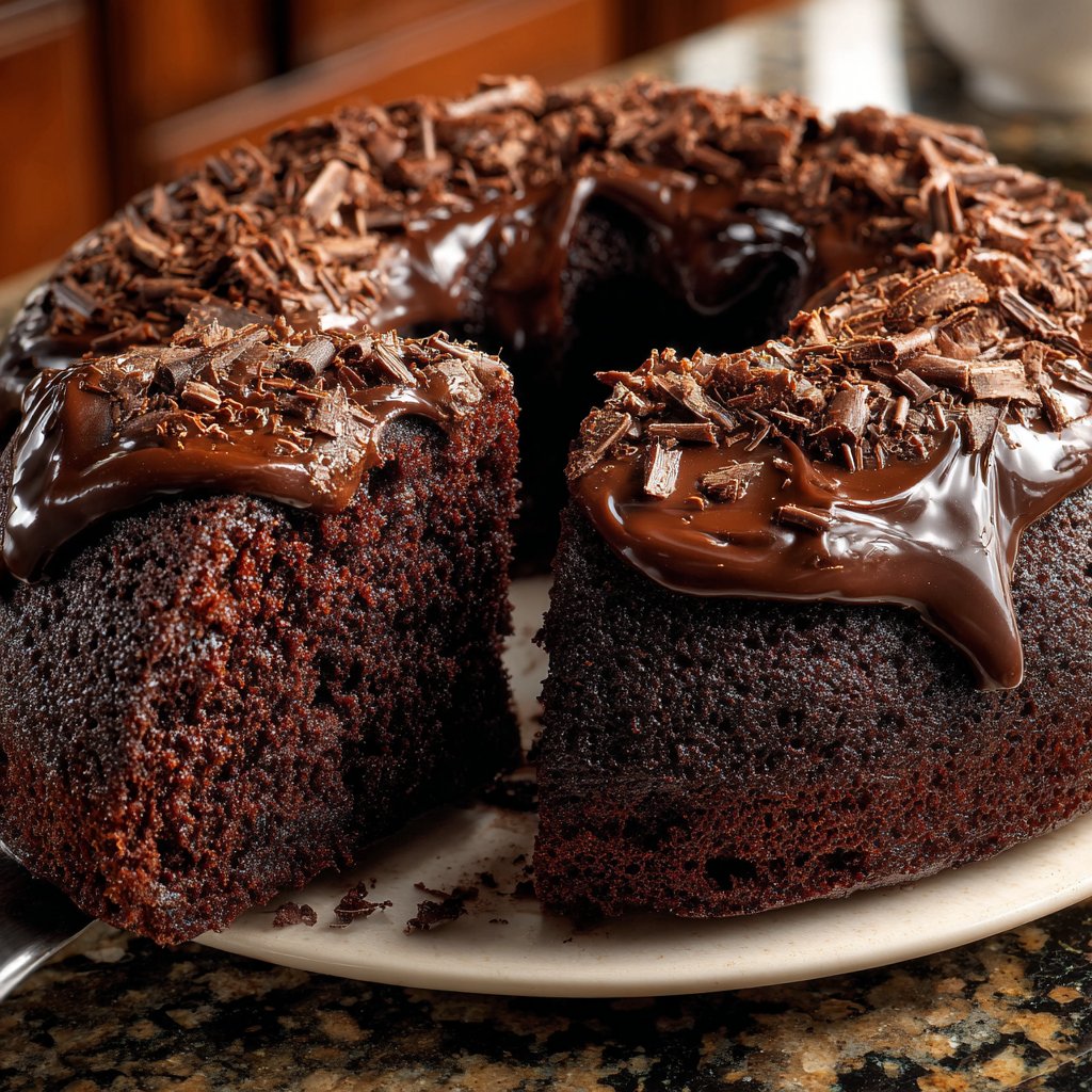 Moist Chocolate Cake Made From Scratch