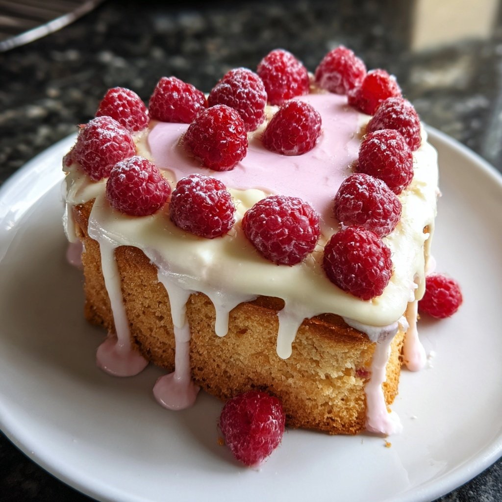 Mini Heart Cake Recipe
