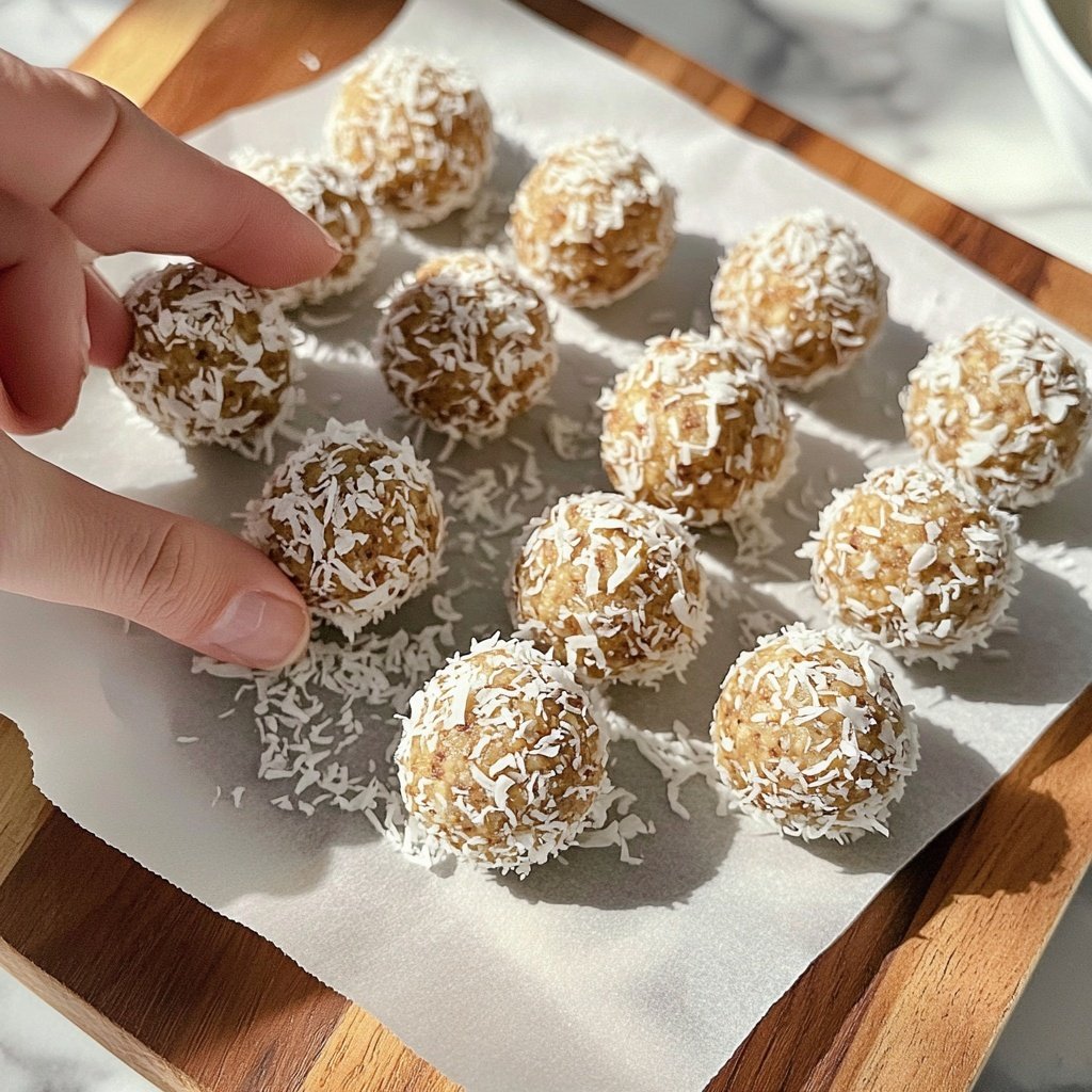 Protein Balls with Almond Milk