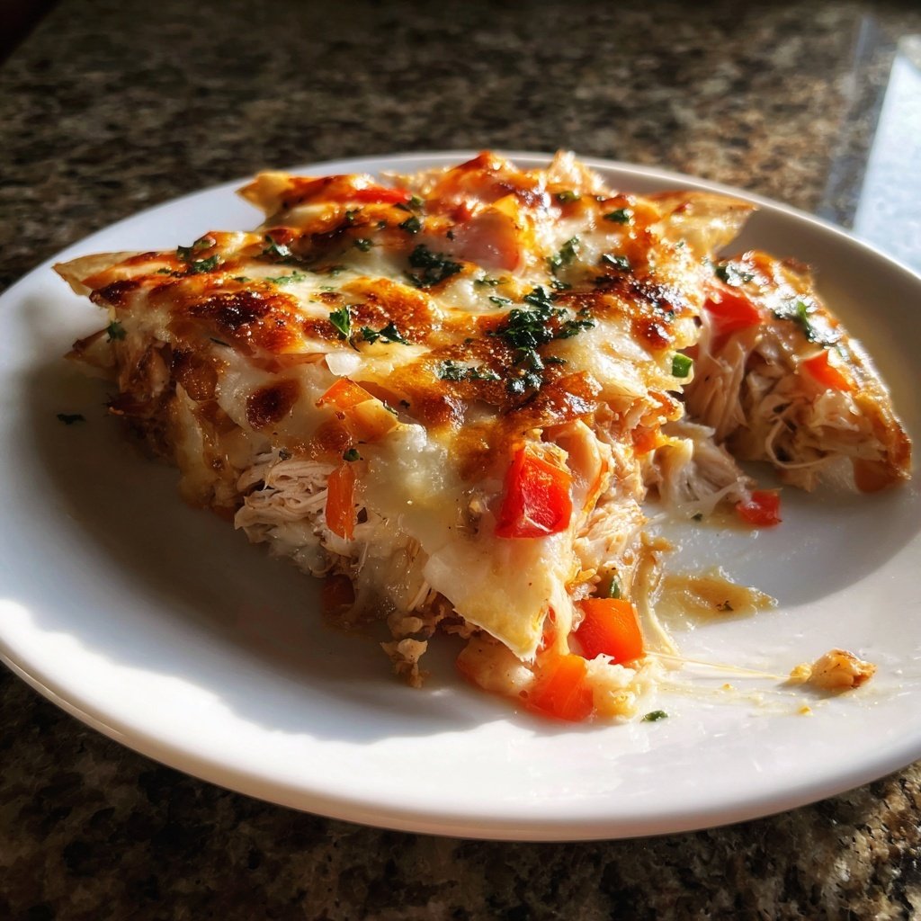 Rotisserie Chicken Quesadilla Bake