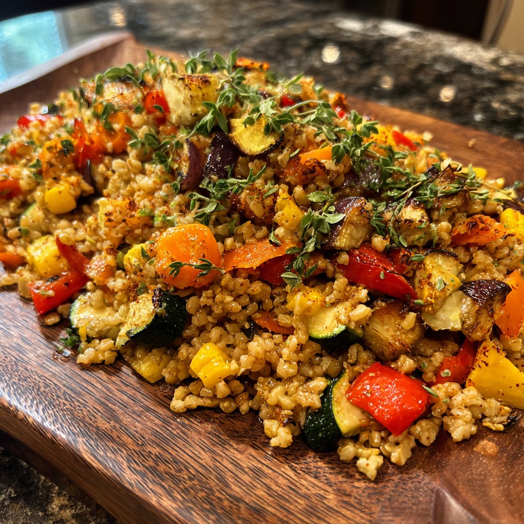 Herb Roasted Veggie Farro