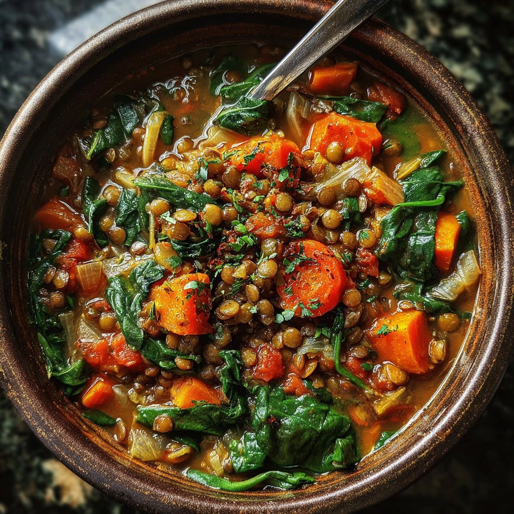 Healthy Dinner Lentil Vegetable Stew