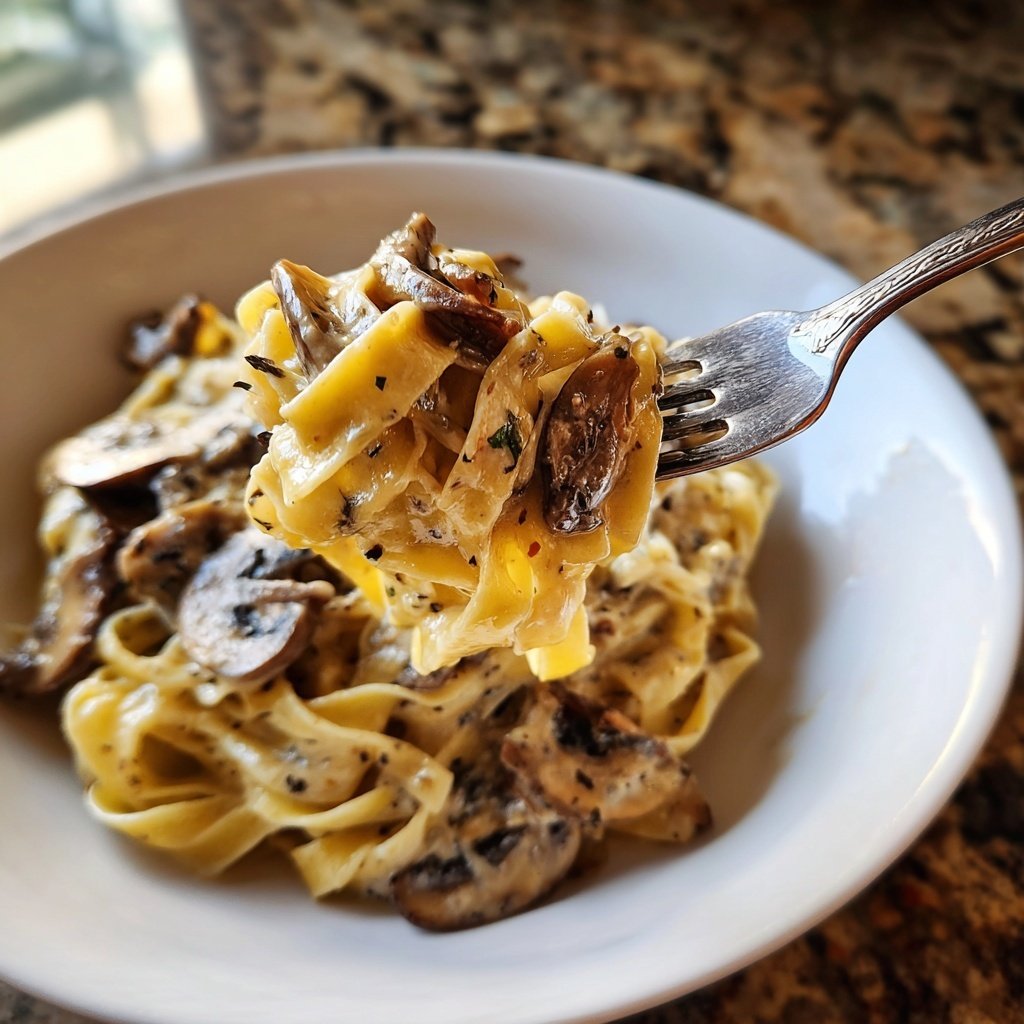 Romantic Mushroom Tagliatelle