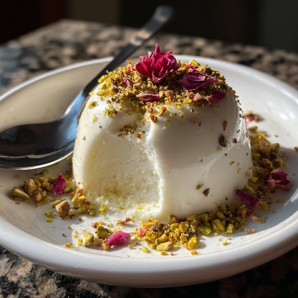 Rosewater Panna Cotta