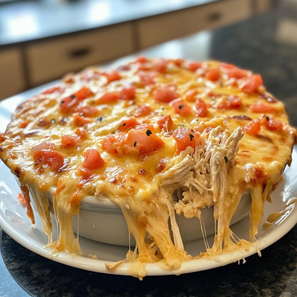 Dump-and-Go Crockpot Chicken Queso Dip