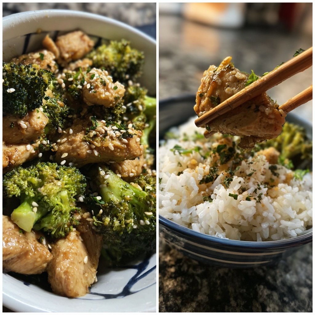 High Protein Chicken Rice Bowl