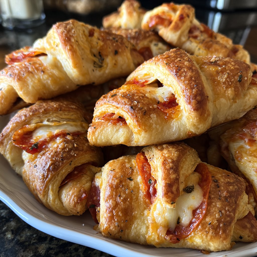Super Bowl Party Food Stuffed Crescent Rolls