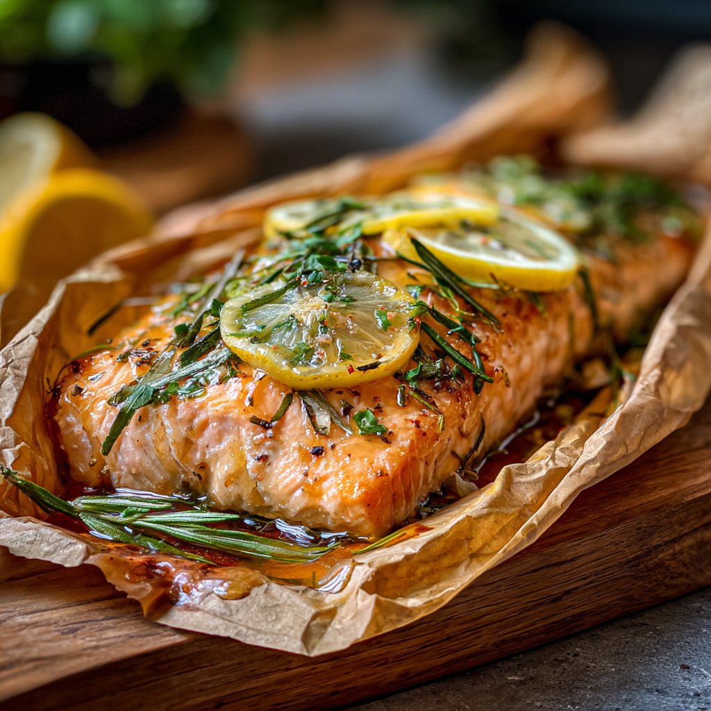 Salmon en Papillote with Citrus