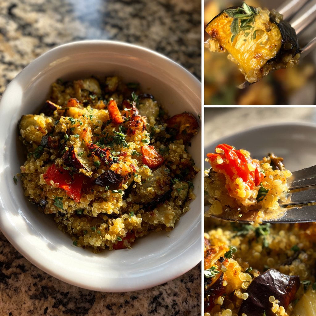 Herb Roasted Veggie Quinoa Bowl
