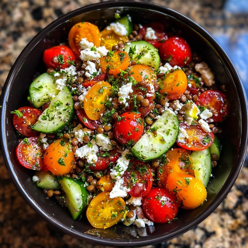 Mediterranean Lentil Salad