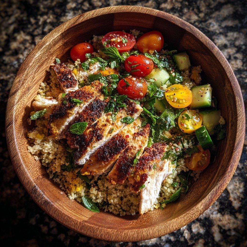 Healthy Chicken And Couscous Bowl