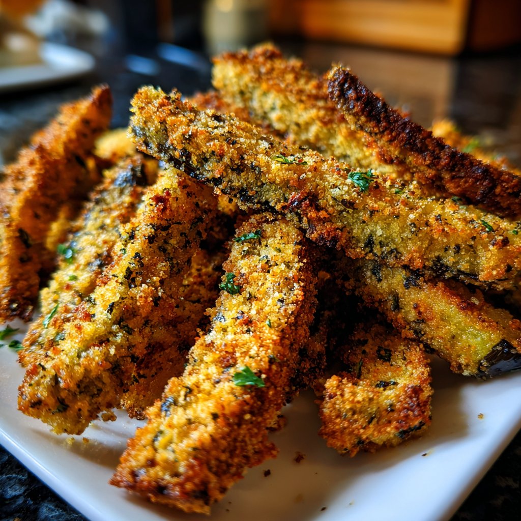 Crispy Eggplant Veggie Fries