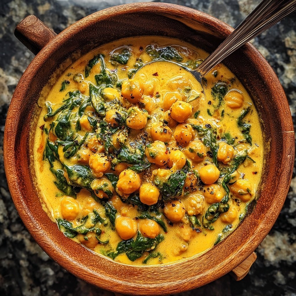 Creamy Chickpea Coconut Curry