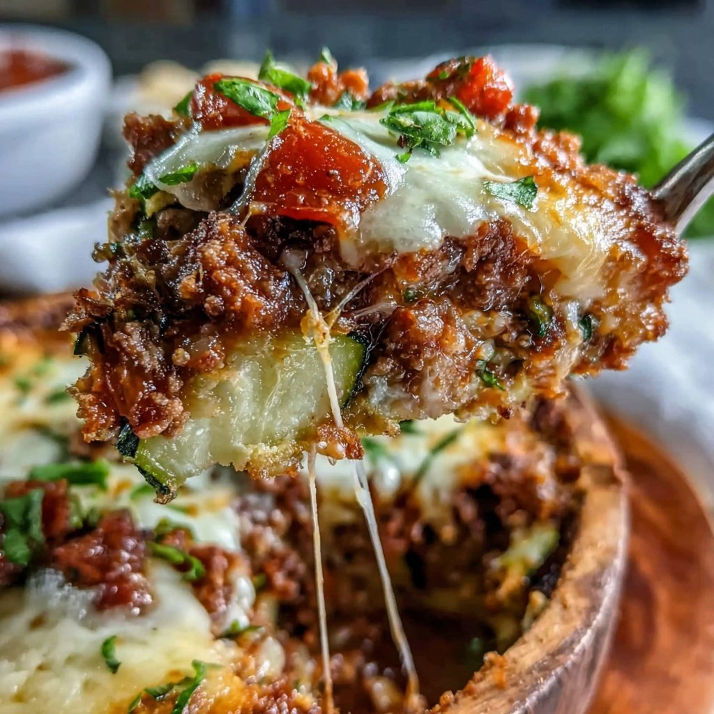 Ground Beef And Zucchini Casserole