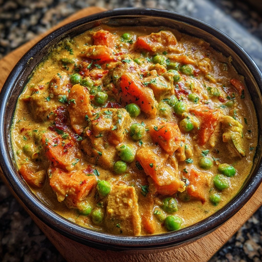 Healthy Crockpot Vegetable Korma
